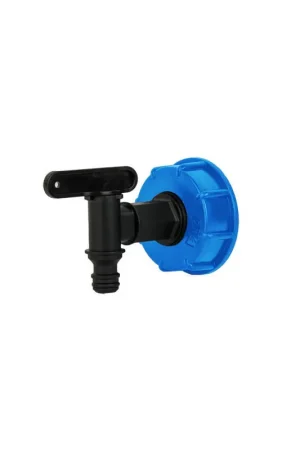 Vanne pour cuve à eau IBC GW S60x6 avec robinet 3/4" Seulement Aujourd'hui