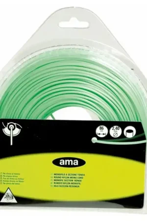 Achat Immédiat Fil de débroussailleuse - Fil nylon de coupe - Monofil section ronde ø 4mm x 30mètres "Evergreen"