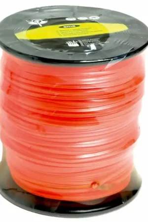 Vente Directe Fil de débroussailleuse - Fil nylon de coupe - monofil section carré ø 5mm x 60 mètres - Bobine
