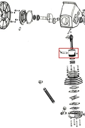 Authentique Vis de piston pour compresseur YW400007 PRODIF EXPERT