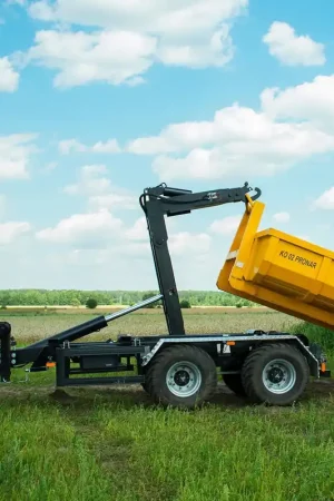 Vente Directe Porte-caissons T185/1 PTAC 15T, essieu tandem parabolique PRONAR