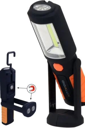 Petit Prix Mini baladeuse pivotante 2W rechargeable 1 + 3 LED