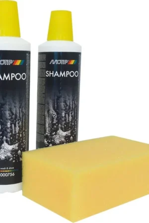 Acheter Direct Lot de 2 flacons shampoings 500ml + 1 éponge