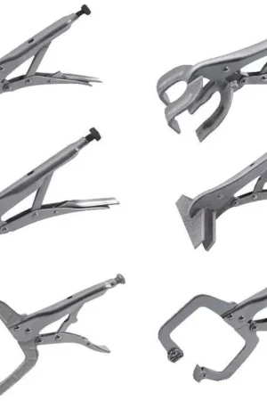 Jeu de 6 pinces pour carrosserie 220mm TELWIN Expédié Aujourd'hui