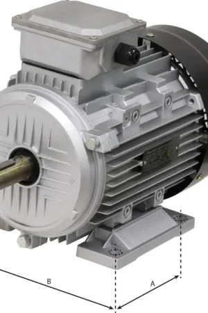 Achat Immédiat Moteur électrique 5,5CV 400V arbre Ø28mm 140x190mm