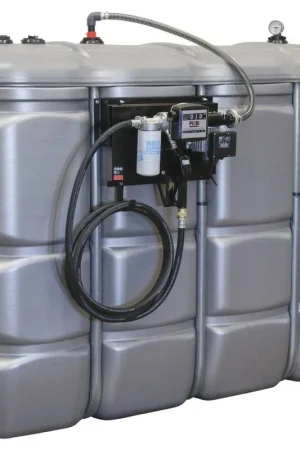 Usine Directe Cuve stockage Gasoil Fuel GNR PEHD 2000L double paroi 56l/min