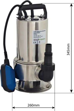 Offre Limitée Pompe immergée automatique à flotteur vertical intégré 750W