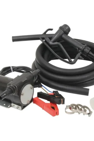 Kit pompe gasoil 12V pistolet PVC manuel 35l/min Remise
