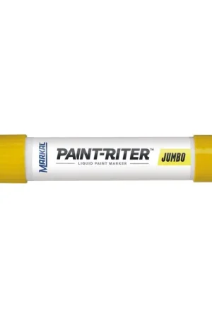 Lot de 6 feutres indélébiles à peinture jaune 14 mm MARKAL Expédition Rapide