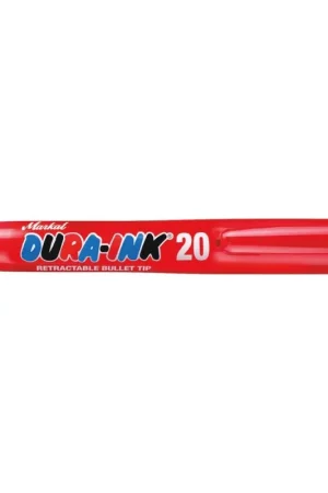 Achat Immédiat Feutre permanent pointe conique fine rétractable 1,5mm rouge