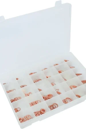 Assortiment 400 joints cuivre int. Ø5 à 28mm KLIPPER Super Prix