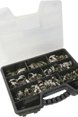 Boîte de 100 colliers à crémaillère assortis 8 à 32mm Jusqu'à Épuisement Des Stocks
