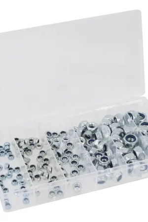 Vente Directe Assortiment de 146 écrous frein de Ø4 à 12mm