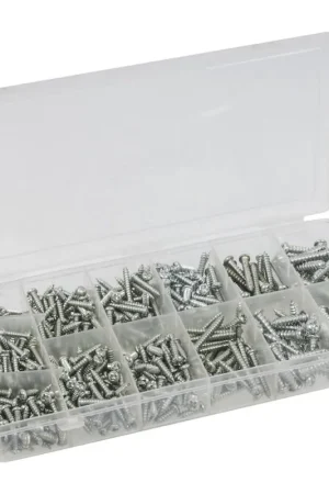 Assortiment 550 vis auto-taraudeuses à tête ronde pour métal Achat Immédiat