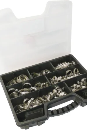 Boîte de 100 colliers à crémaillères inox Ø8 à 32mm Jusqu'à Épuisement Des Stocks