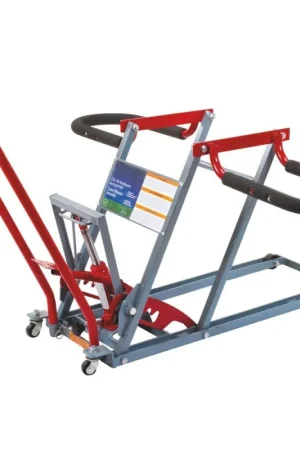 Vente Flash Cric pour tondeuse 155Kg avec pompe hydraulique à pédale