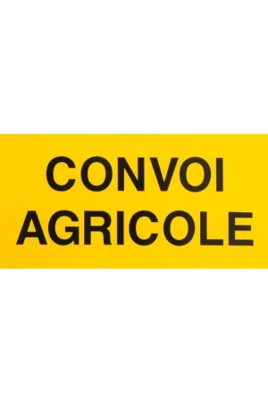 Acheter Direct Bâche "CONVOI AGRICOLE" 1200x400mm simple face