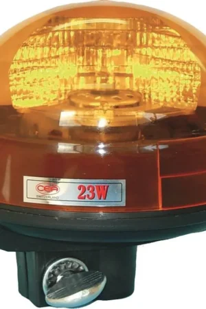 Usine Directe Gyrophare halogène ellipse 12/24V sur tige 23 Watts R65-R10