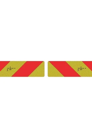 2 plaques ALU europe camion pour porteurs/tracteurs 565x140mm Certifié