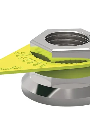 100 indicateurs desserrage de roue jaune écrou 27 mm Haute Qualité
