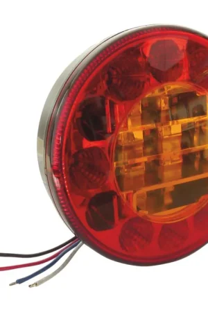 Feu arrière LED 10/33V rond plat 3 fonctions Expédié Aujourd'hui