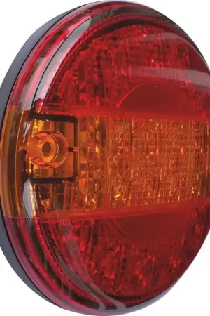 Nouvel Arrivage Feu arrière LED rond plat 3 fonctions câblé entraxe 45m