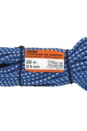 Couronne de sandows pour bâches haute densité Ø8mm 20m Certifié