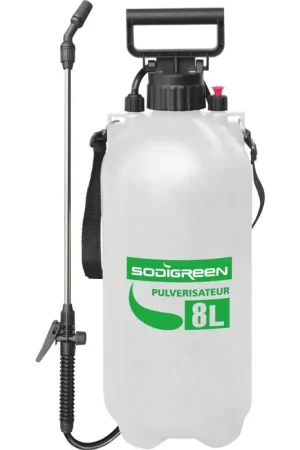 Pulvérisateur 8L buse à jet réglable tuyau flexible 1,20m Dernier Modèle