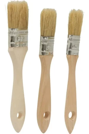 3 pinceaux plats 20/25/36mm poils naturels DRAKKAR Nouvelle Collection