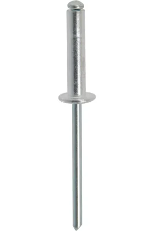 Achat Immédiat Rivet alu/acier tête plate - lot de 100 pcs