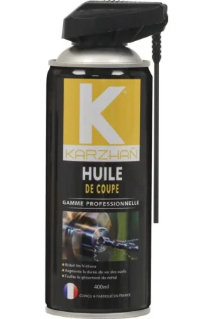 Huile de coupe moussante et adhésive KARZHAÑ aérosol 400 ml Offre Spéciale