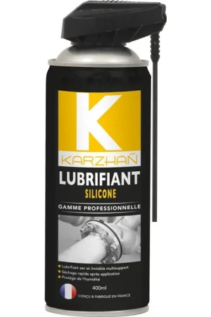 Lubrifiant silicone multisupport aérosol de 400ml KARZHAN Prix Promo