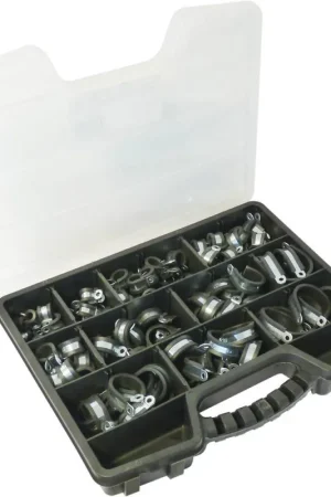 Prix Bas Coffret 125 colliers protection caoutchouc 12mm Ø8 à 40mm