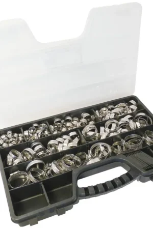 Coffret de 175 colliers à bande pleine de 8-12 à 32-50mm Expédition Rapide