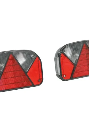 Offre Du Jour Feu arrière rectangle 12V 4 fonctions gauche/droit ASPOCK