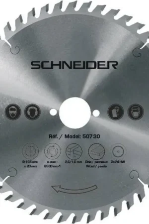 Populaire Lame de scie circulaire 165x20mm 24 dents HW SCHNEIDER