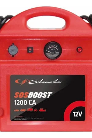 Promotion Booster démarrage en crête 3100A Schumacher SOS 12V