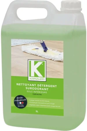 Nettoyant détergent surodorant sols parfum pin 5L Certifié