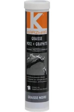 Expédié Aujourd'hui Graisse noire graphitée MOS2 NLGI2 400g KARZHAN