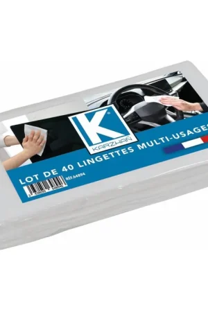 Lot de 40 lingettes 20x40cm multi-usages KARZHAN Bon Marché