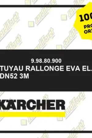 Achat Immédiat Tuyau rallonge EVA el. DN52 3m Karcher 99880900