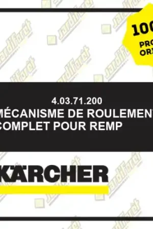 Achat Immédiat Mécanisme de roulement complet pour remp Karcher 40371200