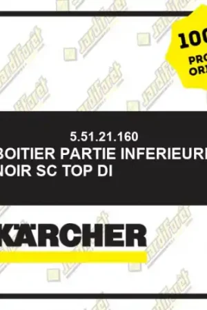 Achat Immédiat Boitier partie inferieure noir SC TOP DI Karcher 55121160
