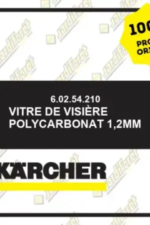 Vitre de visière Polycarbonat 1,2mm Karcher 60254210 Jusqu'à Épuisement Des Stocks