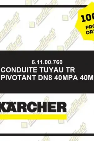 Achat Immédiat Conduite tuyau TR pivotant DN8 40MPa 40m Karcher 61100760